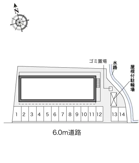 ★手数料０円★たつの市龍野町堂本　月極駐車場（LP）